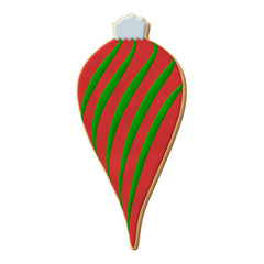 Christmas Ornament Teardrop - 3.5"