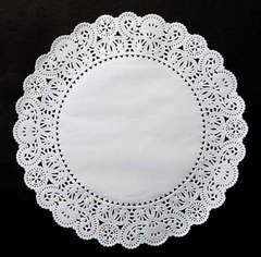 Doilie - 8" Round Lace