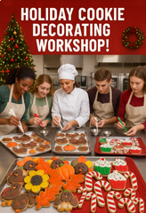 Advance Holiday Cookie Class - November 2nd - 1:30 to 3:30