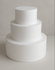 3 Tier Cake Dummy Set - 6", 8", 10" ( 4" TALL )