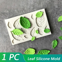 Rose Leaf Shape 3D Silicone Mold