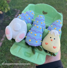 BUNNY TAILS AND FEET DUO EDIBLE DECORATIONS