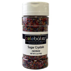 Sugar Crystals - Rainbow - 4oz.