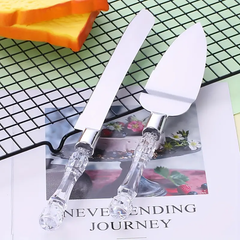 Stainless Steel Wedding Cake Knife And Server Set