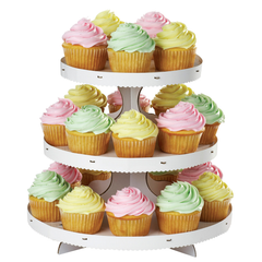 Wilton 3-Tier Cupcake Stand, White