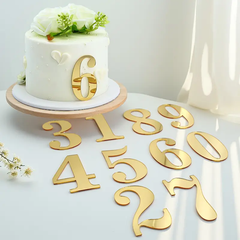 Golden Mirror Numbers 0-9