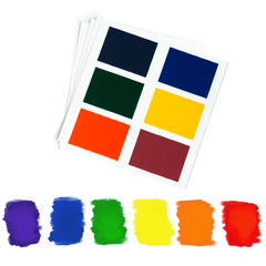 Paint Palettes - Rainbow - 12 palettes per pouch