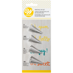 Wilton Writing Tip Set, 4-Piece