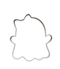 Ghost with Bow Cookie Cutter 3"