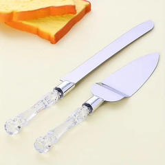Stainless Steel Wedding Cake Knife And Server Set