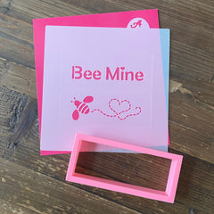 Bee Mine Stack Sticks Stencil