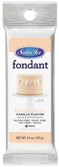 Satin Ice Peach Petal Vanilla Fondant - 4.4oz