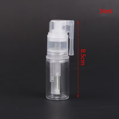 Spray bottle for dusts