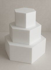 3 Tier Cake Dummy Set - 6", 8", 10" ( 4" TALL )