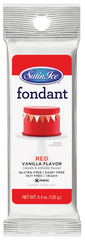 Satin Ice Red Vanilla Fondant - 4.4oz