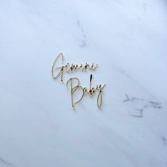 GEMINI BABY ACRYLIC CHARMS BY SAIDAS SWEETS