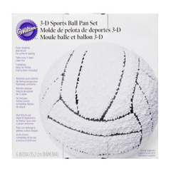 Wilton Ball 3D Cake Pan - Basketball, Baseball, Soccer