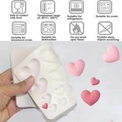 Heart Shape Silicone Mold - 25 cavaity hearts