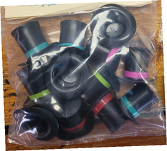 Black Top Hat Toppers - 12ct