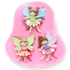 1pc, 3D Flower Elf Fondant/Chocolate Mold