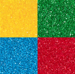 WILTON SPRINKLE SUGARS PRIMARY COLORS 4 CELL 4.4 OZ