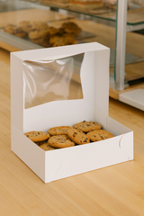 Cake Box - Small 1/4 Sheet - 14x10x4 - Window - 100ct - Bulk