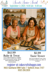 Sweet Senior Social - September 3rd - $45.99  or  $5.99 - 9:30 to 11:30