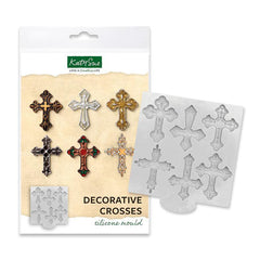 Decorative Crosses Silicone Mold