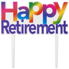 Happy Retirement Topper