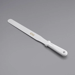 8" Blade Straight Baking / Icing Spatula with Plastic Handle