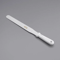 10" Blade Straight Baking / Icing Spatula w/ Plastic Handle