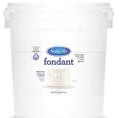 Satin Ice White Vanilla Fondant - 20lb