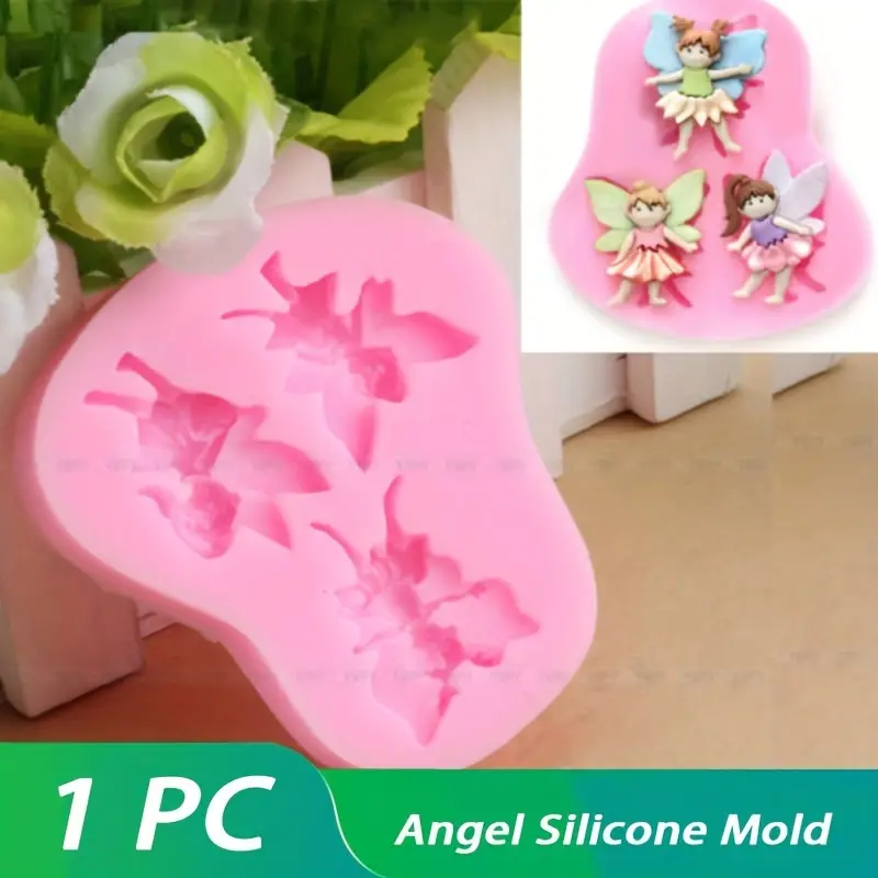 1pc, 3D Flower Elf Fondant/Chocolate Mold