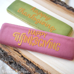 Happy Thanksgiving Two Ways Stencil
