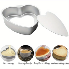 Heart Pan - removal bottom - all sizes