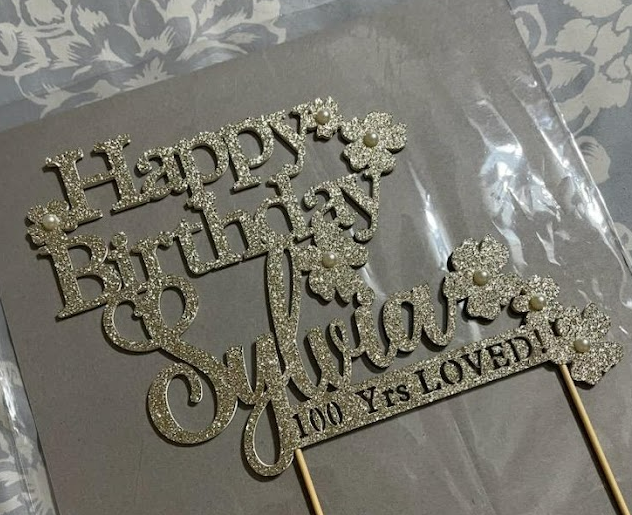 Custom Topper Insert Custom Toppers - BM | Cake Craft Shoppe, LLC