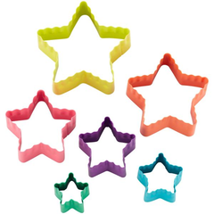 Wilton Star-Shaped Fondant Cut-Out Set, 6-Piece