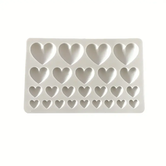 Heart Shape Silicone Mold - 25 cavaity hearts