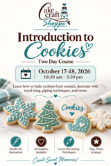 Introduction to Sugar Cookie Class - October 17th & 18th - 10:30 to 3:30