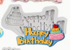 Happy Birthday Silicone Molds