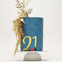 Number Design Cake Topper