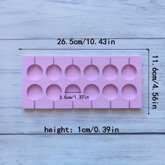 Silicone Lollipop Molds - 1 mold