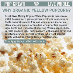 Organic White Popcorn Kernels