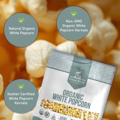 Organic White Popcorn Kernels