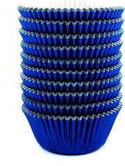 Baking Cups - Blue Foil - approx. 50ct