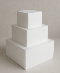 3 Tier Cake Dummy Set - 6", 8", 10" ( 4" TALL )