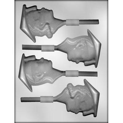 Graduation Sucker Chocolate Mold