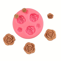 Silicone Rose Mold Set of 1