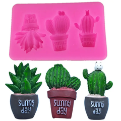 Potted Plants Shape 3D Silicone Mold