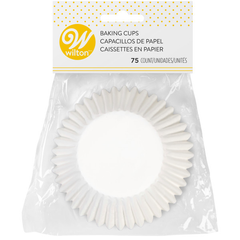 Wilton White Jumbo Cupcake Liners, 75-Count
